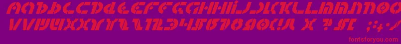 Quest2i Font – Red Fonts on Purple Background
