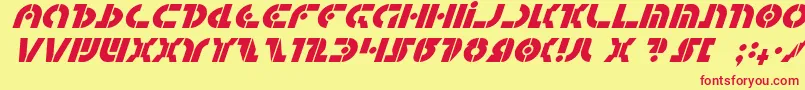 Quest2i Font – Red Fonts on Yellow Background