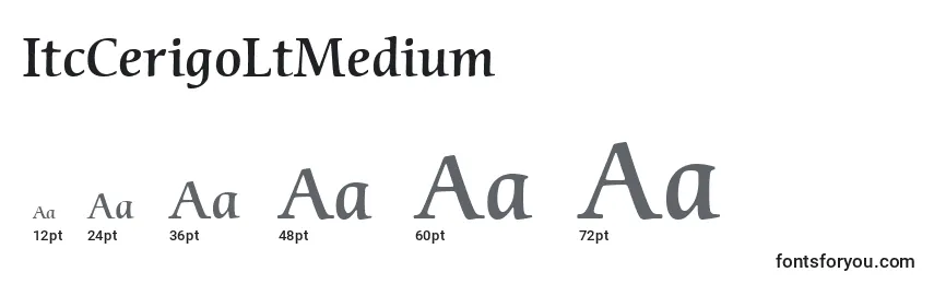 ItcCerigoLtMedium-fontin koot