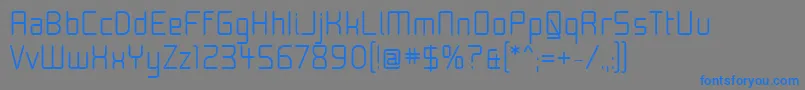 Шрифт Moon15 – синие шрифты на сером фоне