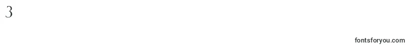 フォントKringleyChristmas – フォント数字3