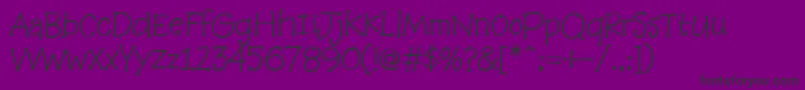 Baabookhmk Font – Black Fonts on Purple Background