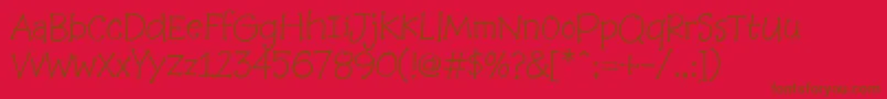 Baabookhmk Font – Brown Fonts on Red Background