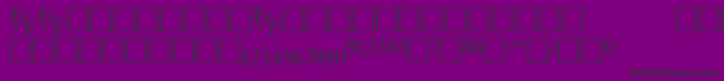 Tmsfe Font – Black Fonts on Purple Background