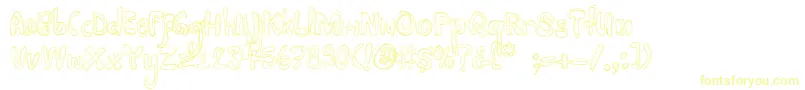 More about Mayonaise Font Mayonaise Font – Yellow Fonts on White Background