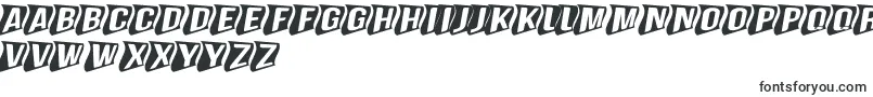 Шрифт GenghiskhanframedMdperspecti – объёмные шрифты