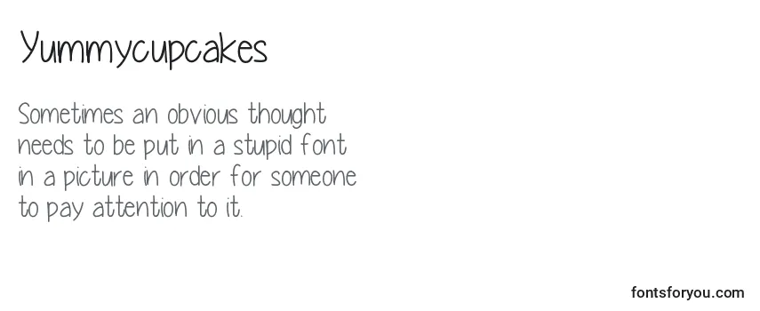 Review of the Yummycupcakes Font