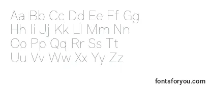 Review of the GenomeThin Font