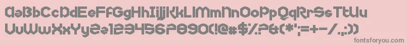 Uncopyrightable Font – Gray Fonts on Pink Background