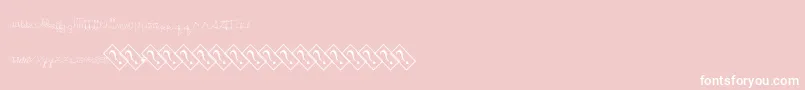 Singleline Font – White Fonts on Pink Background