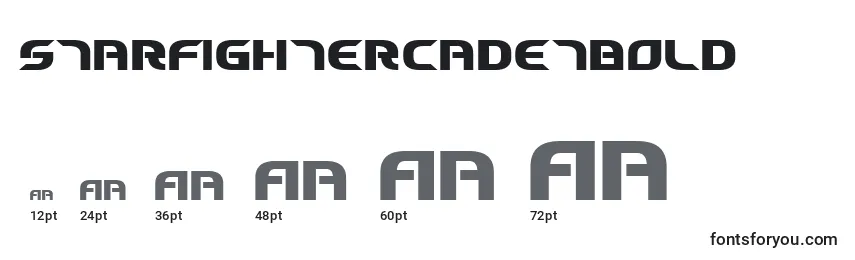 StarfighterCadetBold Font Sizes