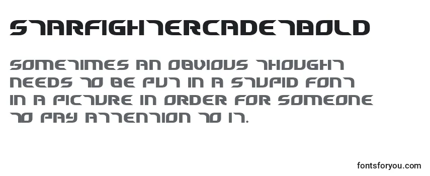 StarfighterCadetBold フォントのレビュー