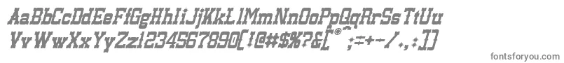 LassiterItalic Font – Gray Fonts on White Background