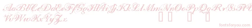 Filom Font – Pink Fonts on White Background