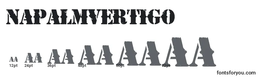NapalmVertigo Font Sizes