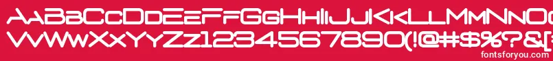 D3EuronismBold Font – White Fonts on Red Background
