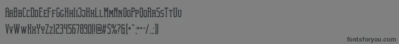TheobaldClean Font – Black Fonts on Gray Background