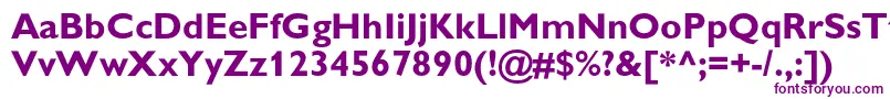 GillsanscBold Font – Purple Fonts