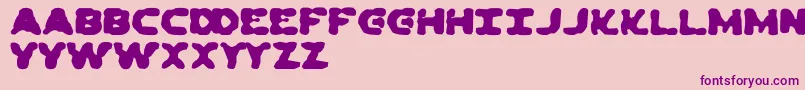 DeadEwoksEverywhere Font – Purple Fonts on Pink Background