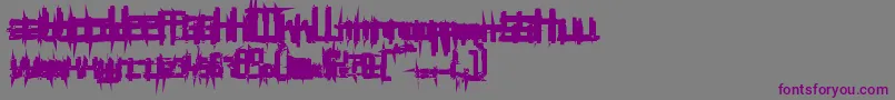 Brui100-fontti – violetit fontit harmaalla taustalla