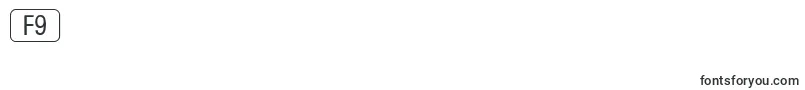 RrkeycapsNormal Font – Fonts for Digit 9