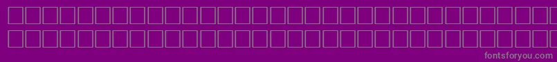 fuente LandRegular – Fuentes Grises Sobre Fondo Morado