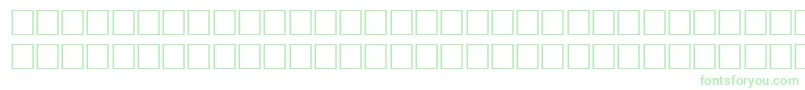 LandRegular-Schriftart – Grüne Schriften
