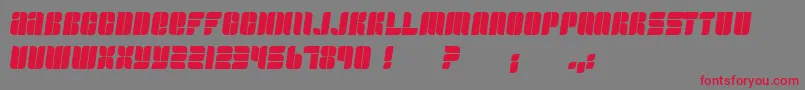 Fullogic Font – Red Fonts on Gray Background
