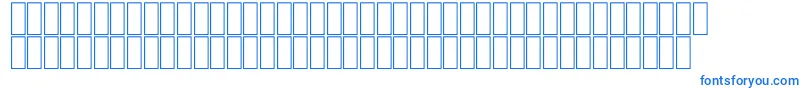 FsArabicKidnapPoints Font – Blue Fonts on White Background
