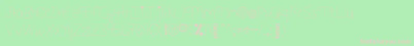 MyFontAddictionByMistisFonts Font – Pink Fonts on Green Background