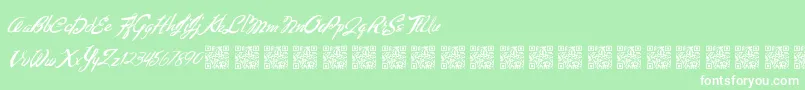 Fantasticseasons Font – White Fonts on Green Background