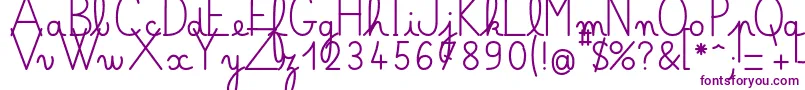 Подробнее о шрифте Bellealluregsgras Шрифт Bellealluregsgras – фиолетовые шрифты на белом фоне