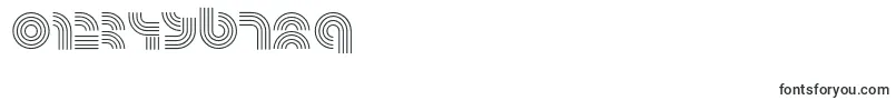 RadfahrenLower Font – Fonts for Numbers and Digits