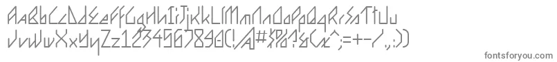 Ergon-Schriftart – Graue Schriften auf weißem Hintergrund
