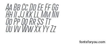 GoboldLightItalic Font