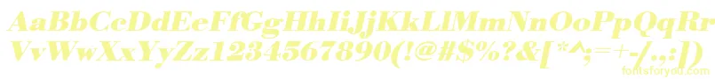 UrwbodonitwidBoldOblique Font – Yellow Fonts