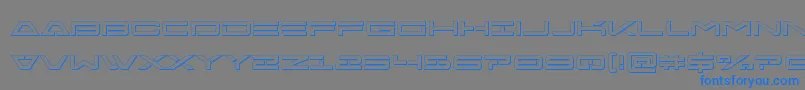 Freeagent3D Font – Blue Fonts on Gray Background