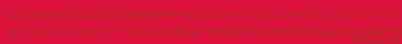 fuente Freeagent3D – Fuentes Marrones Sobre Fondo Rojo