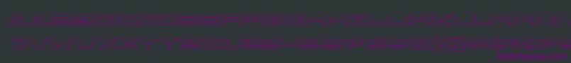 Freeagent3D Font – Purple Fonts on Black Background