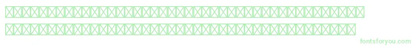 GamepiltstdDicedominoes Font – Green Fonts on White Background