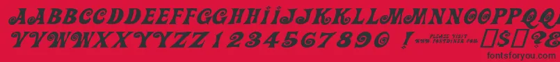 Actioniswidediagonaljlexpandeditalicフォントについての詳細 フォントActioniswidediagonaljlexpandeditalic – 赤い背景に黒い文字