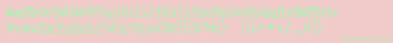 More about Ghostwriter Font Ghostwriter Font – Green Fonts on Pink Background