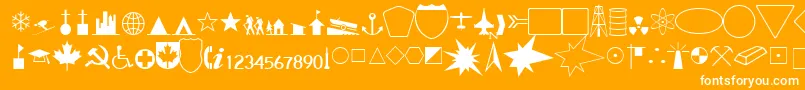 En savoir plus sur la police CartographerSsi Police CartographerSsi – polices blanches sur fond orange