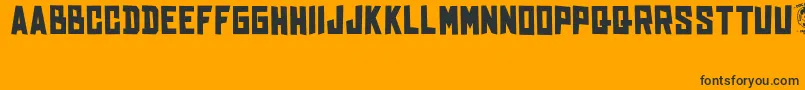 BhinekaTunggalIka Font – Black Fonts on Orange Background