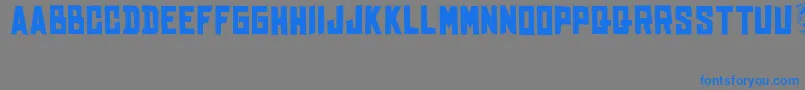 BhinekaTunggalIka Font – Blue Fonts on Gray Background