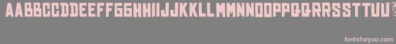 BhinekaTunggalIka Font – Pink Fonts on Gray Background