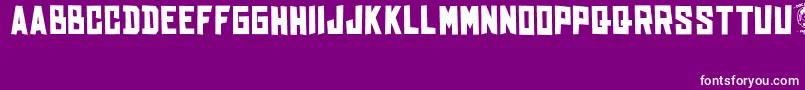BhinekaTunggalIka Font – White Fonts on Purple Background