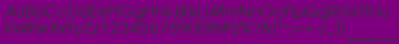 Forwardad Font – Black Fonts on Purple Background