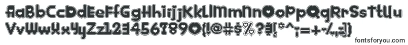 Шрифт Kinkie – тяжелые шрифты