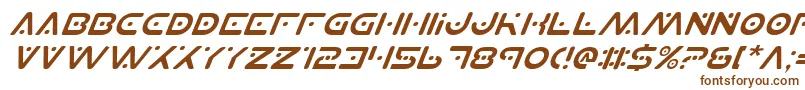 Planetsv2i Font – Brown Fonts on White Background